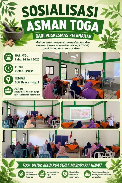 Sosialisasi Kader Asman Toga Desa Karangduwur oleh Puskesmas Petanahan